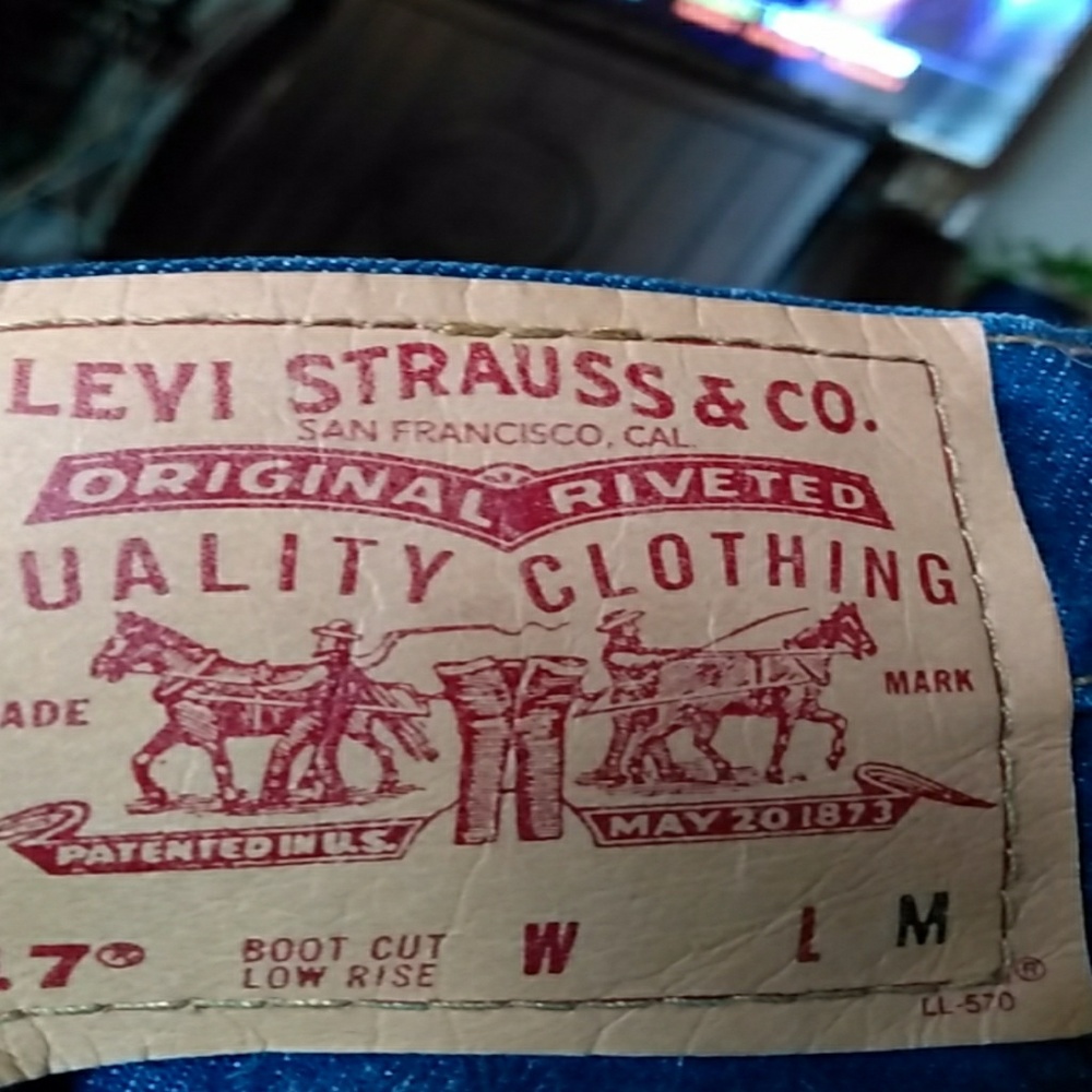 517 Levi's jeans low rise